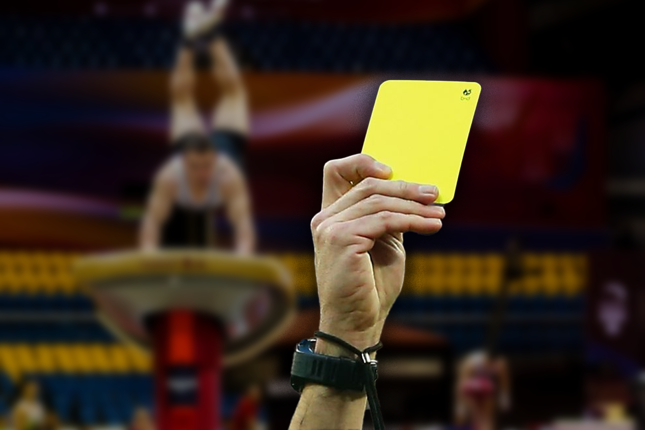How to get a Yellow or Red Card in Gymnastics